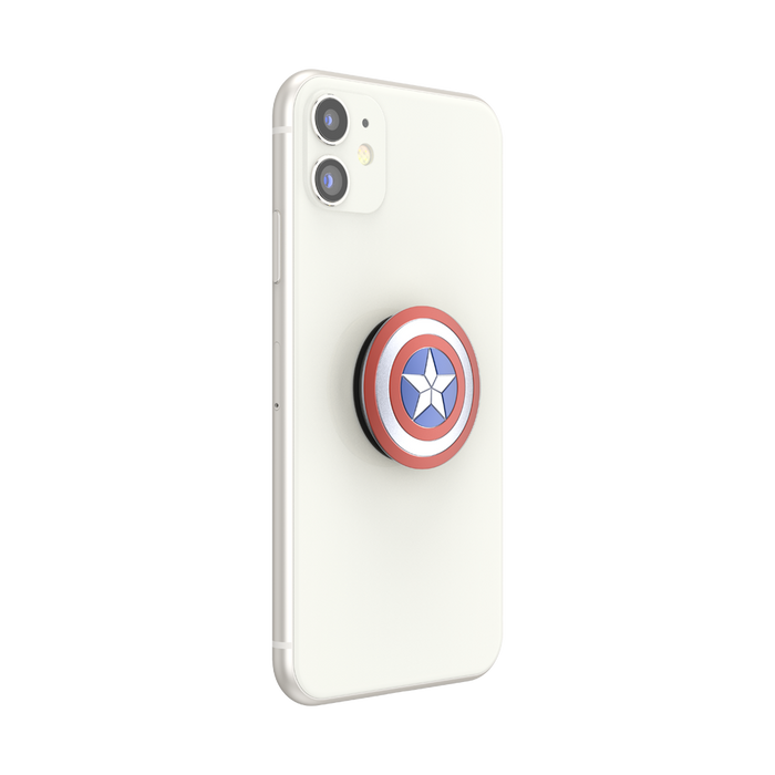 Aluminum Captain America's Shield PopGrip, PopSockets