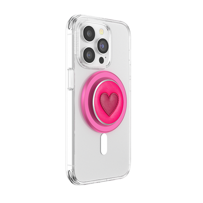 Stitched Sweet Heart PopGrip for MagSafe, PopSockets