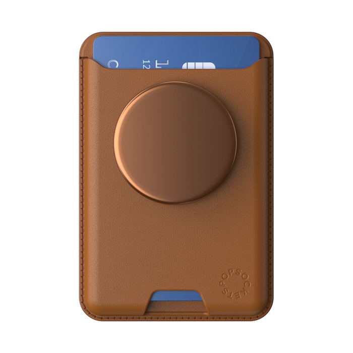 Cognac Softgoods PopWallet+ สำหรับ MagSafe, PopSockets