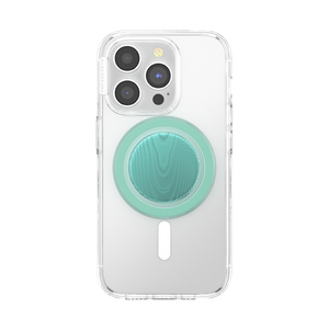 Aluminum Moire Turq PopGrip for MagSafe, PopSockets