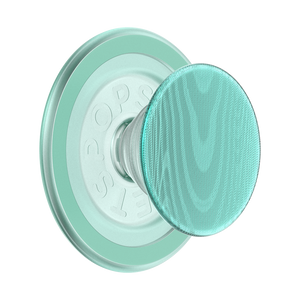 Aluminum Moire Turq PopGrip for MagSafe, PopSockets
