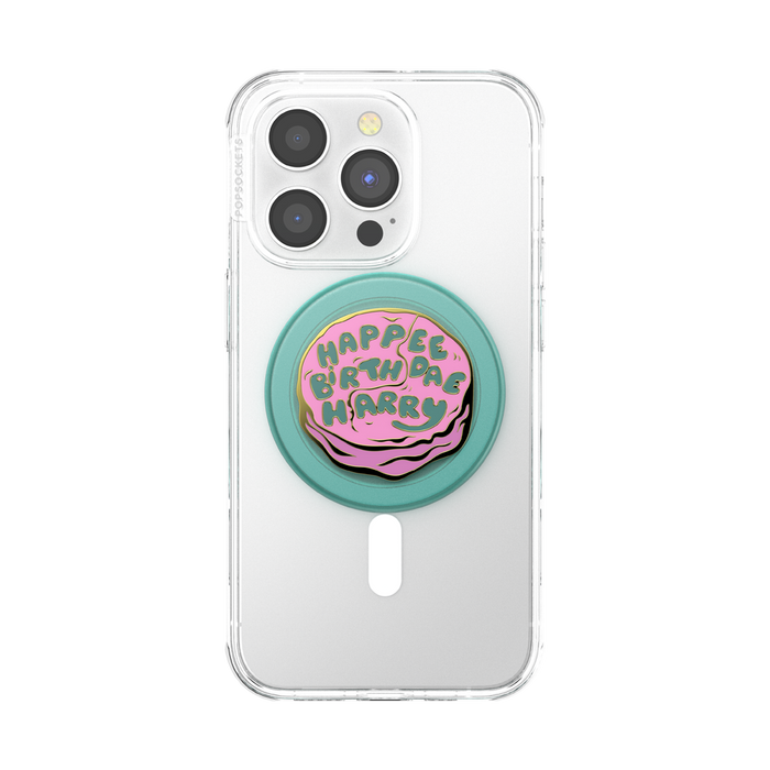 ด้ามจับเคลือบอีนาเมล Happee Birthdae Harry สำหรับ MagSafe, PopSockets