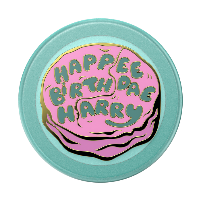 ด้ามจับเคลือบอีนาเมล Happee Birthdae Harry สำหรับ MagSafe, PopSockets