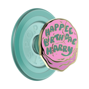 Enamel Happee Birthdae Harry PopGrip for MagSafe, PopSockets