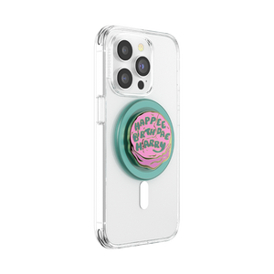 Enamel Happee Birthdae Harry PopGrip for MagSafe, PopSockets