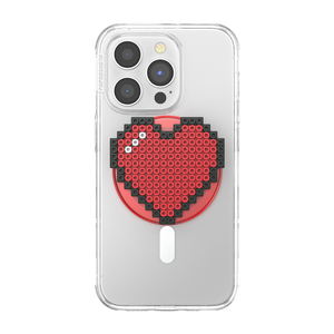 8 Bit Heart PopGrip for MagSafe, PopSockets