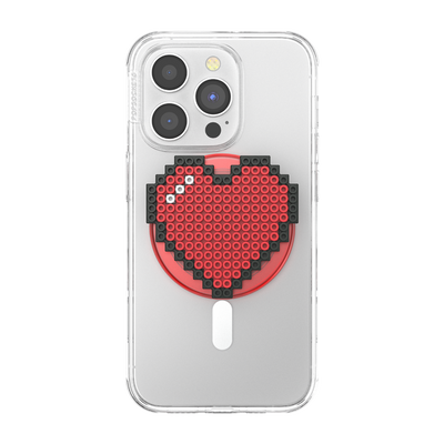 8 Bit Heart PopGrip for MagSafe