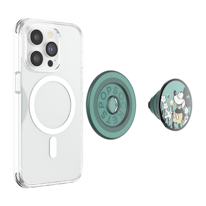 Tonal Flower Mickey PopGrip for MagSafe, PopSockets