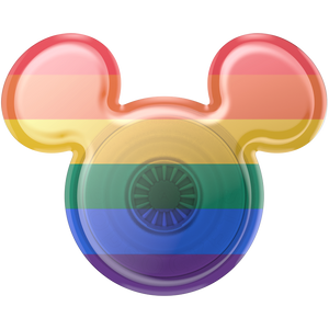 Earridescent Translucent Rainbow Mickey PopGrip, PopSockets