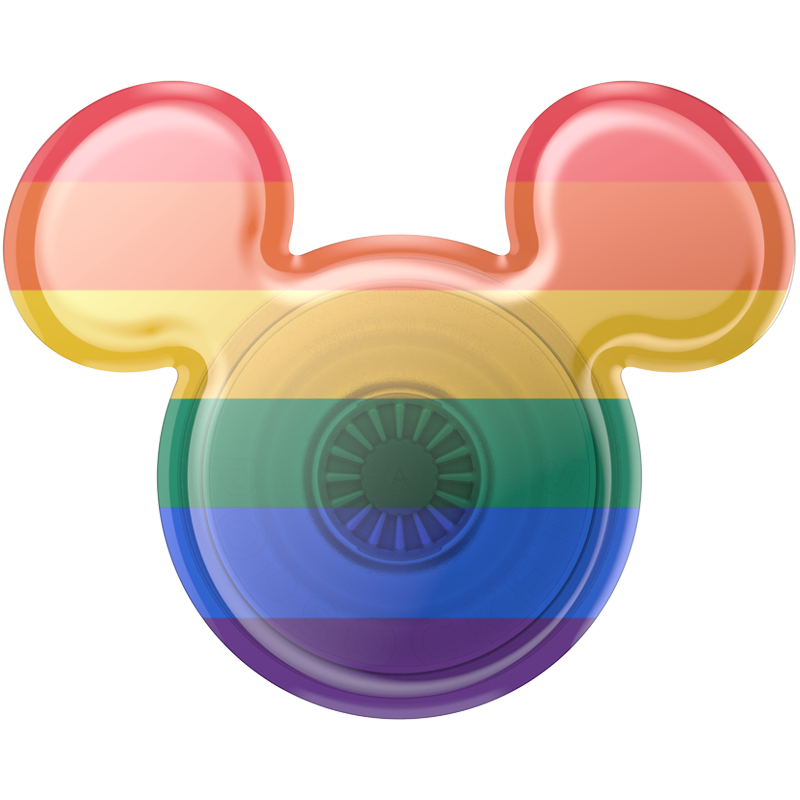 Earridescent Translucent Rainbow Mickey PopGrip