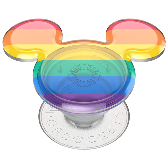 Earridescent Translucent Rainbow Mickey PopGrip, PopSockets