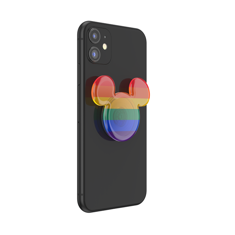 Earridescent Translucent Rainbow Mickey PopGrip