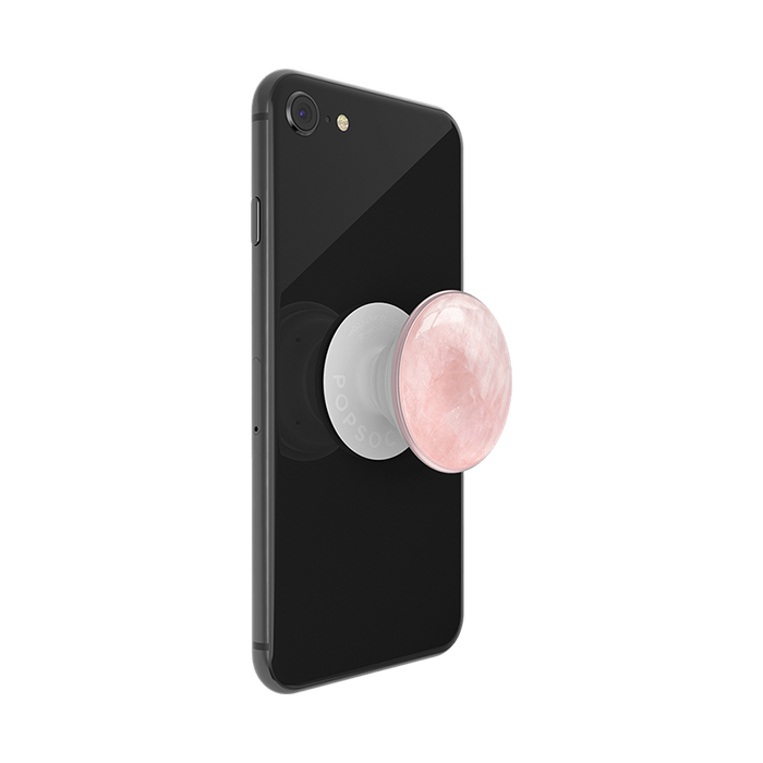 Rose Quartz Genuine Gemstone PopGrip, PopSockets