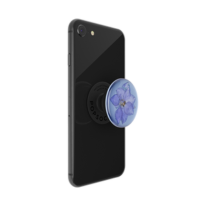 Purple Larkspur Pressed Flower PopGrip, PopSockets