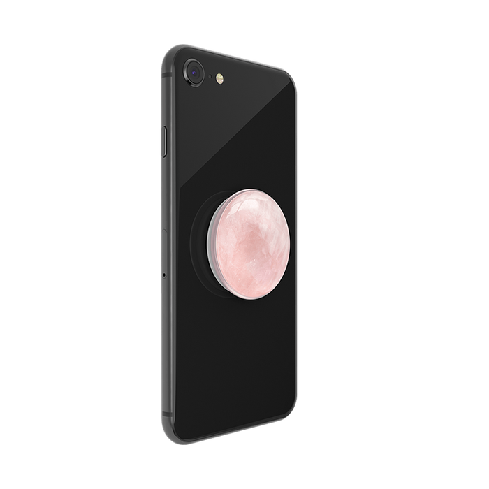 Rose Quartz Genuine Gemstone PopGrip, PopSockets