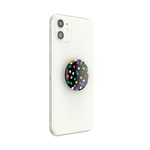 Translucent Black Disco Dots PopGrip, PopSockets