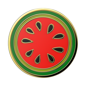 Watermelon Slice Polished Enamel PopGrip, PopSockets