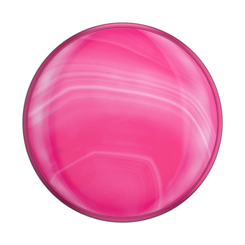 Pink Agate Genuine Gemstone PopGrip