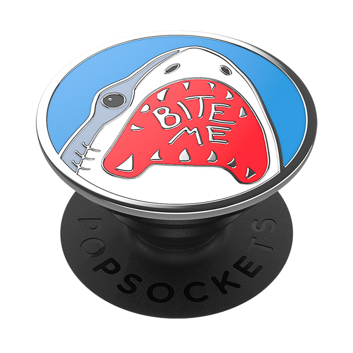 Shark Bites Polished Enamel PopGrip, PopSockets