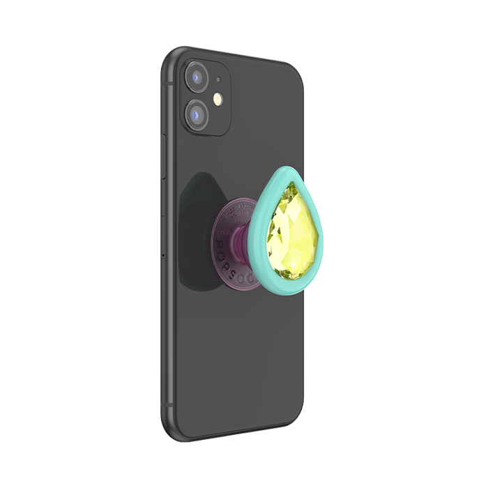 Canary Yellow Crystal Tear PopGrip, PopSockets