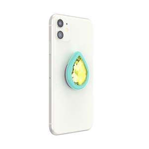 Canary Yellow Crystal Tear PopGrip, PopSockets