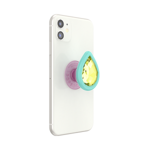 Canary Yellow Crystal Tear PopGrip, PopSockets