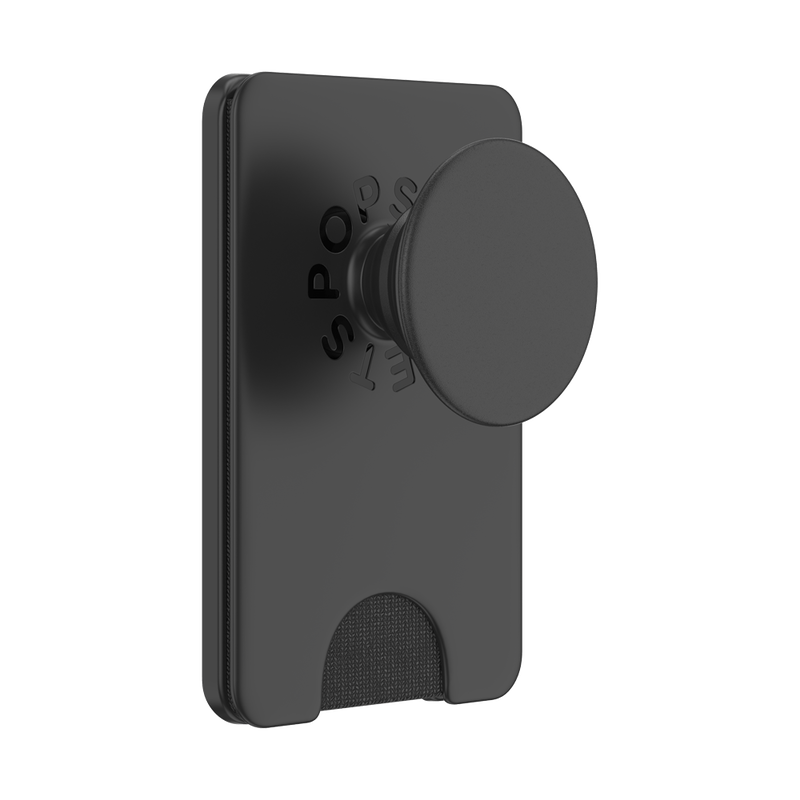 Black PopWallet+ for MagSafe
