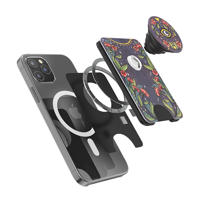 Floral Bohemian PopWallet+ for MagSafe