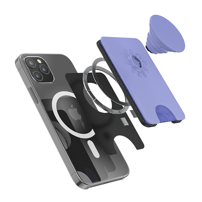 Deep Periwinkle PopWallet+ for MagSafe, PopSockets