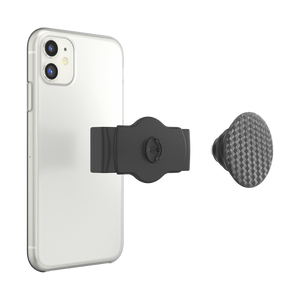 Carbonite Weave บน Black Slide Stretch, PopSockets