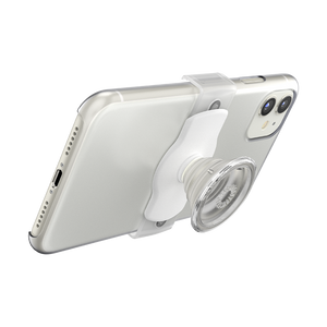 Clear on White Slide Stretch, PopSockets